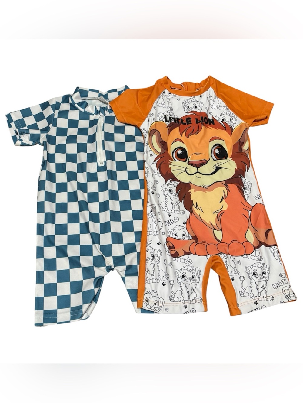 Shein EUC Toddler Boy Swimwear Set